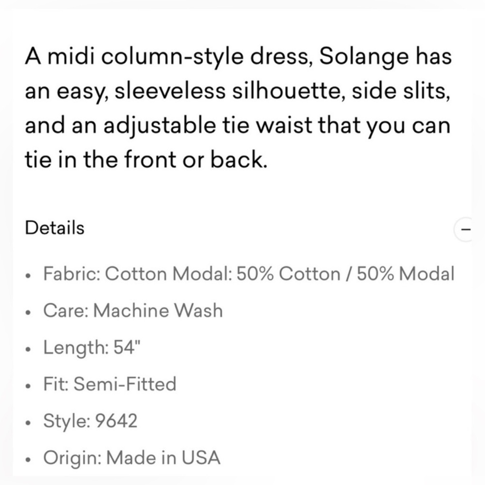 MICHAEL STARS NWOT SOLANGE DRESS - Picture 7 of 7
